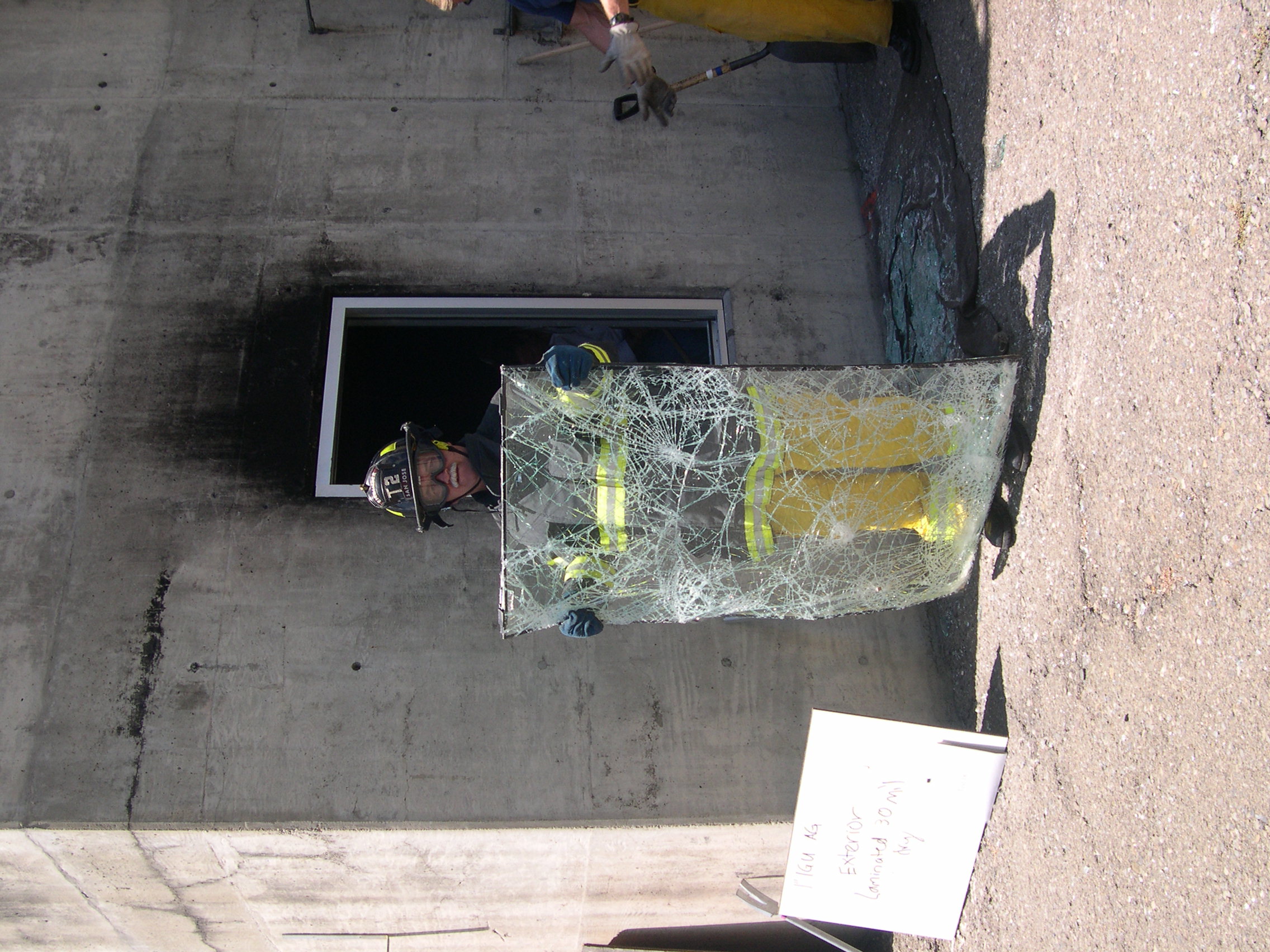 1996 GlassLock blast test window 4