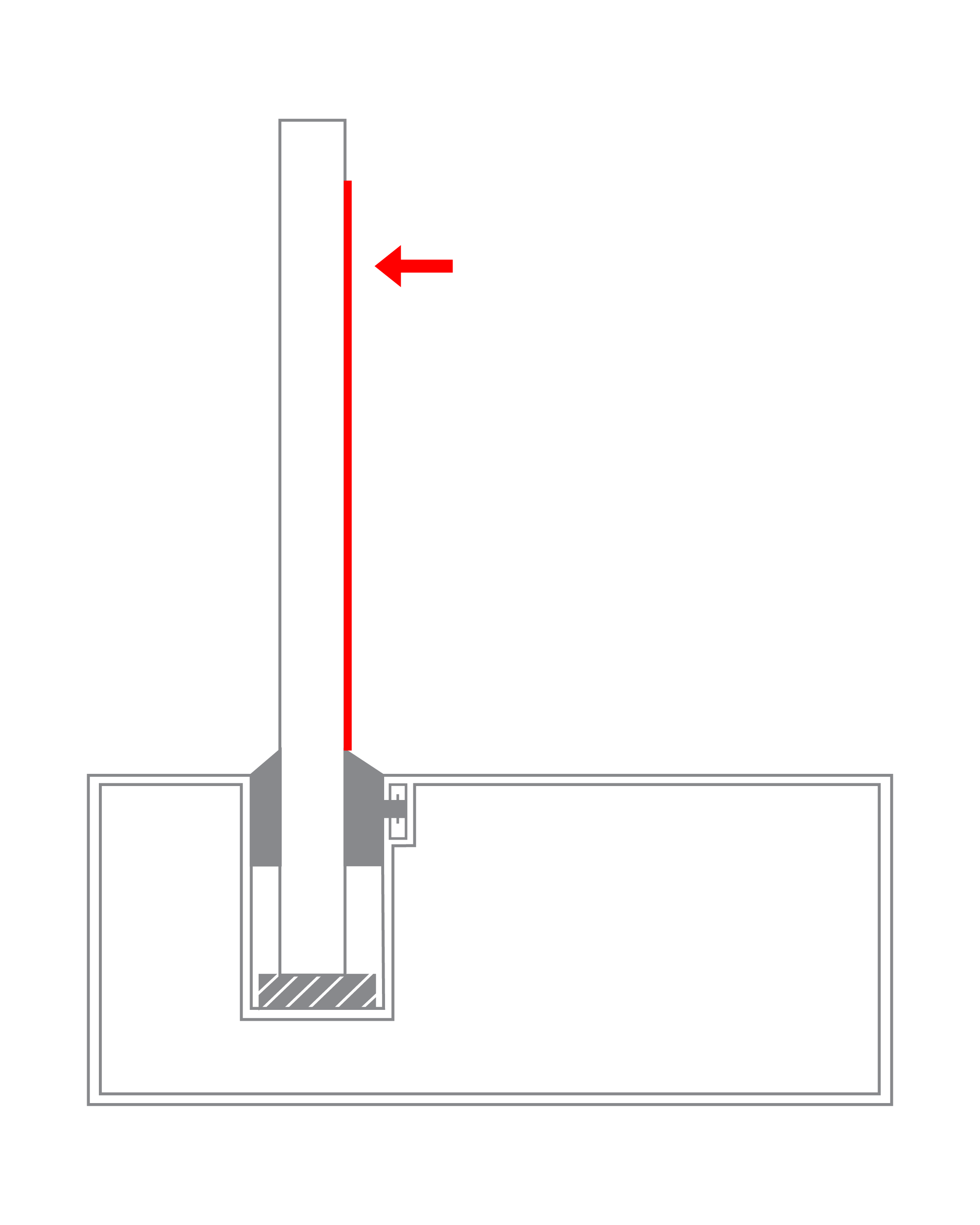 Daylite FRF mechanical frame integration diagram showing fragment retention film anchoring to window frame